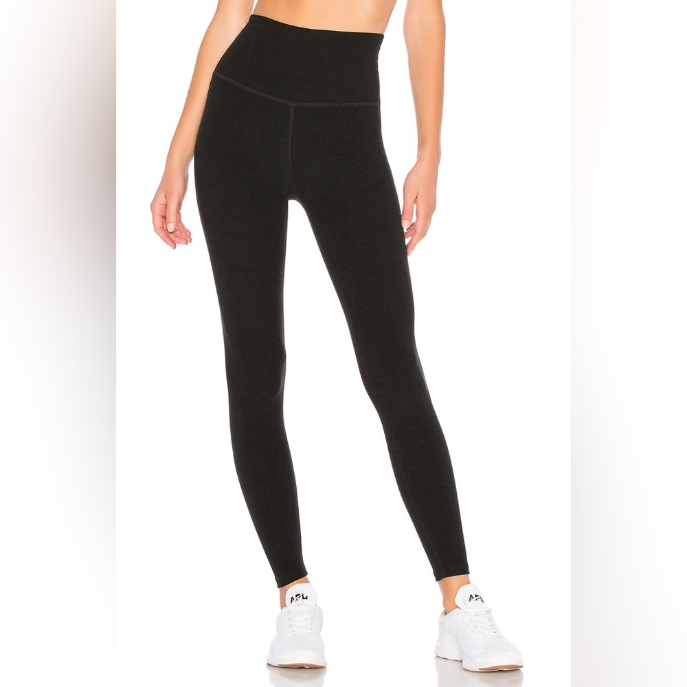 Beyond Yoga Spacedye High Waisted Leggings in Darkest Night